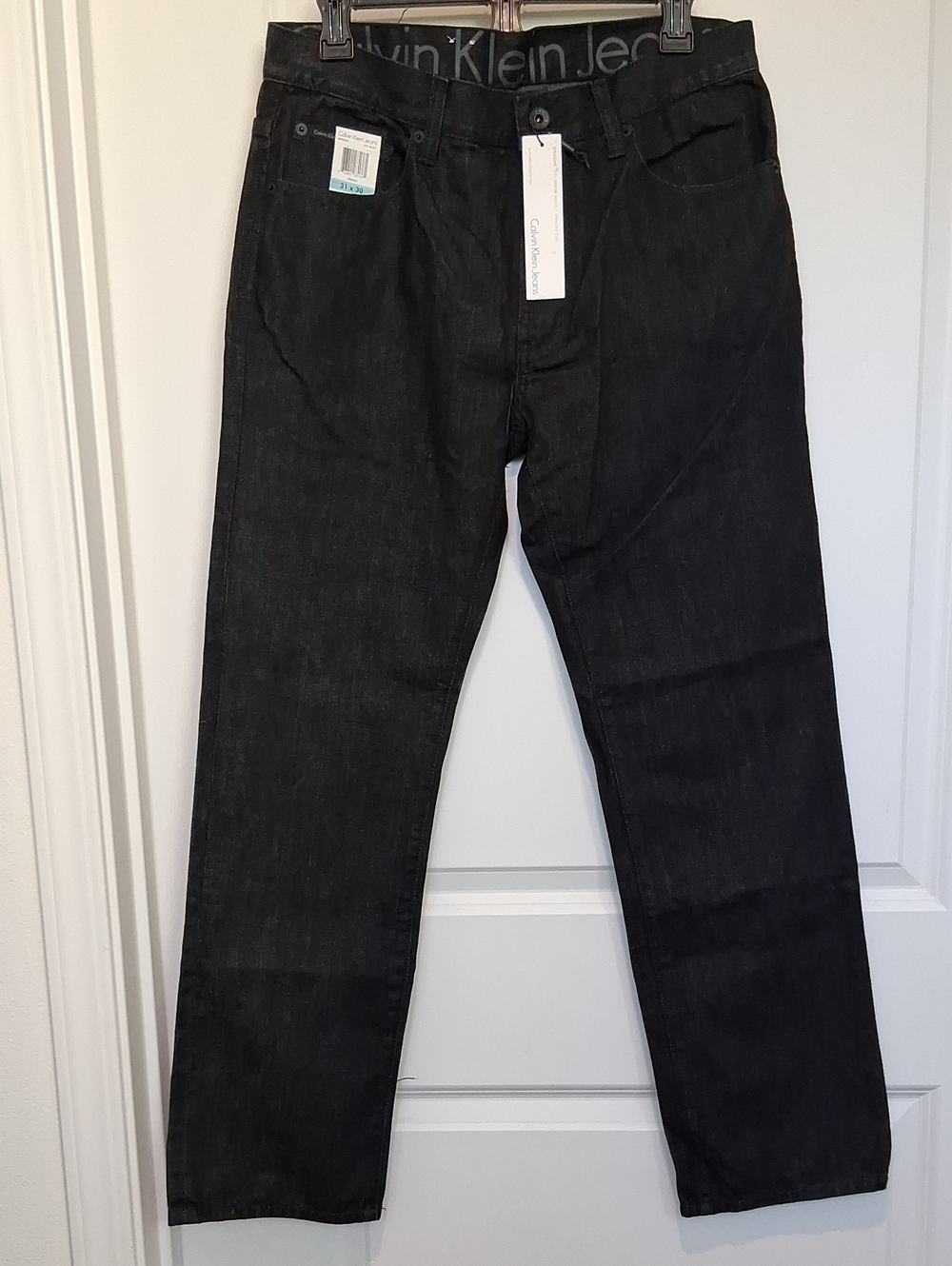 Calvin Klein Jeans Men’s Black Straight Leg Jeans
